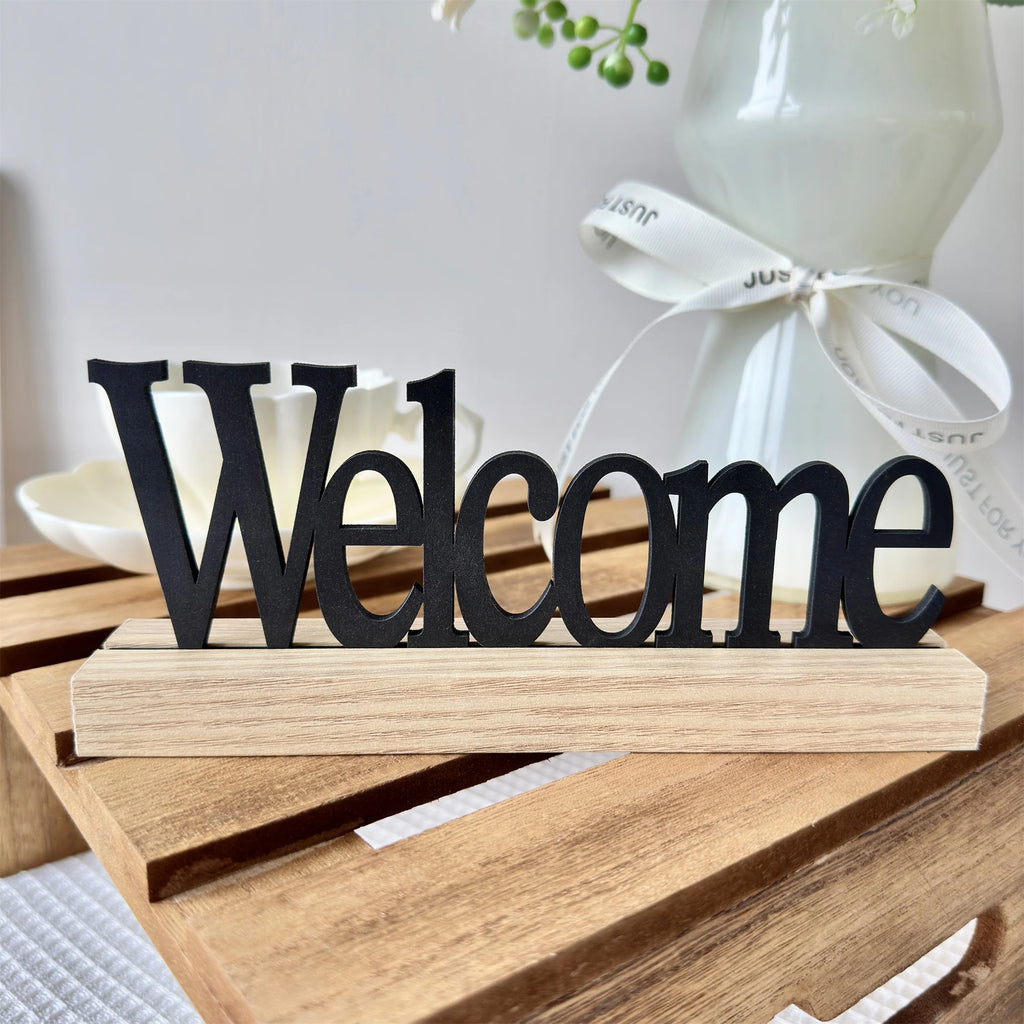 Cartel Decorativo de Madera BATH - Estilo Minimalista y Natural