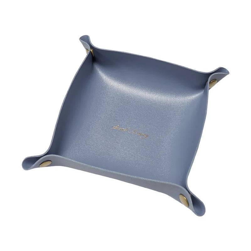 Bandeja Organizadora de Cuero - Estilo Nórdico Minimalista para Hogar