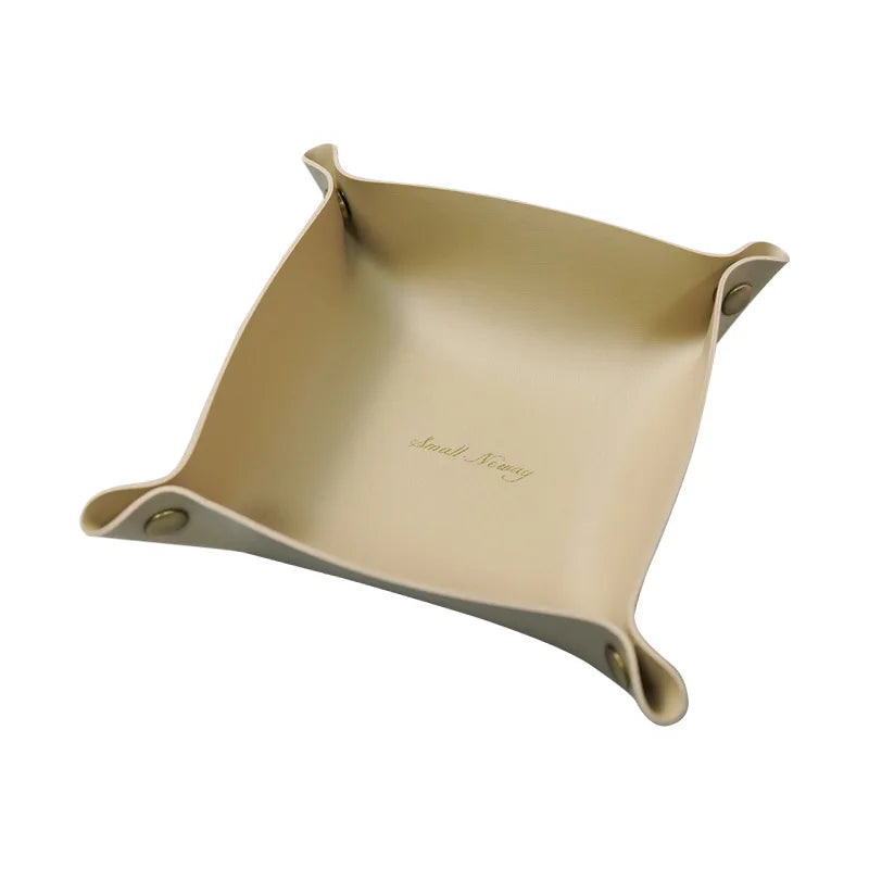 Bandeja Organizadora de Cuero - Estilo Nórdico Minimalista para Hogar